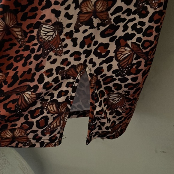 Butterfly leopard dress - Picture 4 of 5